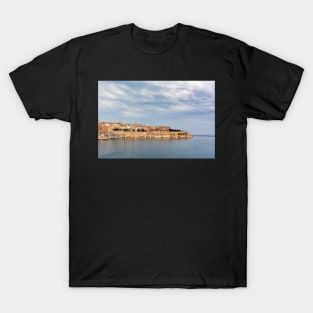 Valletta reflecting in calm Mediterranean sea T-Shirt